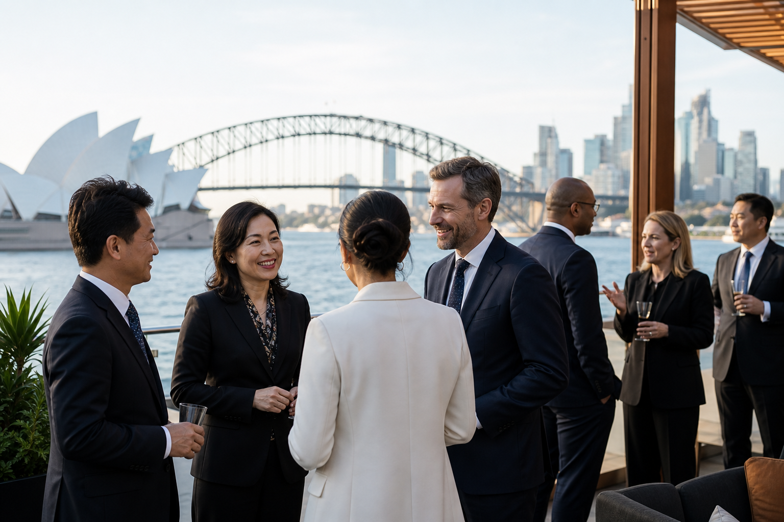 Corporate hospitality by the water in Sydney